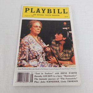 Playbill National Theatre Magazine August 1991 John Leguizamo Lea Salonga